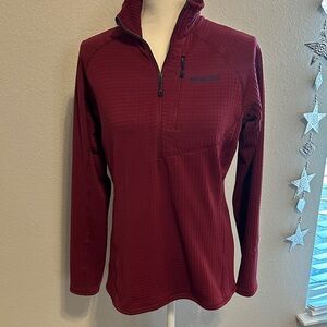 Patagonia Maroon Half-Zip Fleece